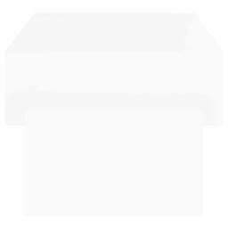 Berkfield Home Coffee Table White 105x55x32 cm Engineered Wood - Size: 105 x 55 x 32 cm - thumbnail 6