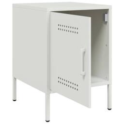 Berkfield Home Bedside Cabinets 2 pcs White 36x39x50.5 cm Steel - thumbnail 9