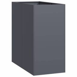Berkfield Home Planter Anthracite 40x80x80 cm Steel in Dark Grey - Size: 40 x 80 x 80 cm