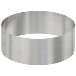 Berkfield Home Metal Planter Stainless steel Large Durable Planter Cylindrical in Silver - thumbnail 6