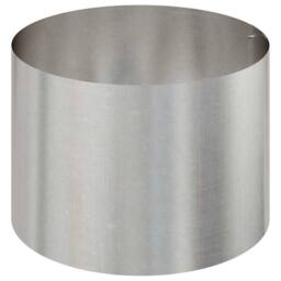 Berkfield Home Metal Planter Stainless steel Large Durable Planter Cylindrical in Silver - thumbnail 7