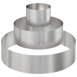 Berkfield Home Metal Planter Stainless steel Large Durable Planter Cylindrical in Silver - thumbnail 3