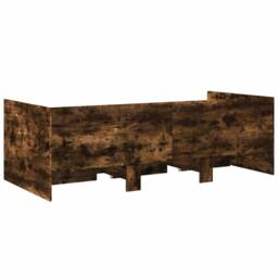 Berkfield Home Versatile Daybed with Drawers without Mattress Smoked Oak 100x200 cm in Brown - thumbnail 6
