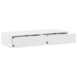 Berkfield Home Bed Drawers White 80x36, 5x16, 5 cm Engineered Wood - thumbnail 5