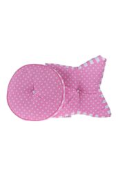 Homescapes Polka Dots Star Floor Cushion in Pink - thumbnail 5