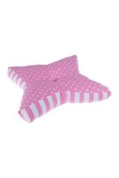 Homescapes Polka Dots Star Floor Cushion in Pink - thumbnail 3