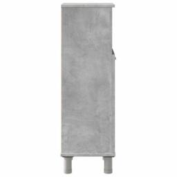 Berkfield Home Bathroom Cabinet Concrete Grey 30x30x95 cm Engineered Wood - Size: 30 x 30 x 95 cm - thumbnail 5