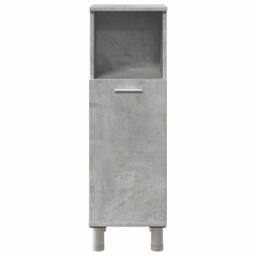 Berkfield Home Bathroom Cabinet Concrete Grey 30x30x95 cm Engineered Wood - Size: 30 x 30 x 95 cm - thumbnail 4