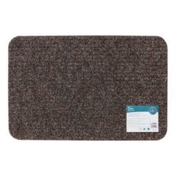 JVL Delta Scraper Door Mat, 40x60cm, Brown - Size: 40 cm x 60 cm - thumbnail 1