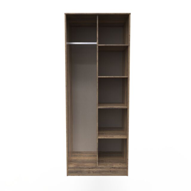 Ready Assembled 2 U Fuji Open Wardrobe (Ready Assembled) in Dark Brown - image 1