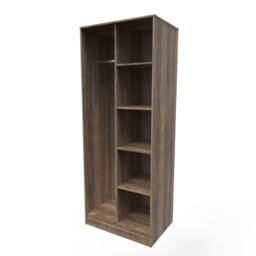 Ready Assembled 2 U Fuji Open Wardrobe (Ready Assembled) in Dark Brown - thumbnail 3