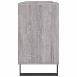 Berkfield Home Durable Bathroom Cabinet Grey Sonoma 80x33x60 cm Engineered Wood - Size: 80 x 33 x 60 cm - thumbnail 7