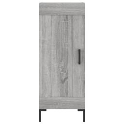 Berkfield Home Highboard Grey Sonoma 34.5x34x180 cm Engineered Wood - thumbnail 8
