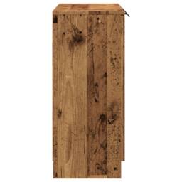 Berkfield Home Sideboard Old Wood 90.5x30x70 cm Engineered Wood in Brown - thumbnail 6