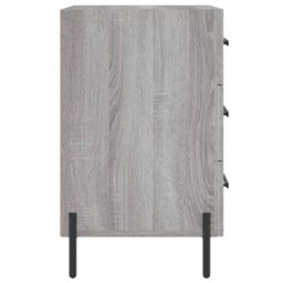 Berkfield Home Bedside Cabinet Grey Sonoma 40x40x66 cm Engineered Wood - Size: 40 x 40 x 66 cm - thumbnail 6