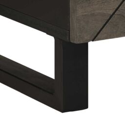 Berkfield Home Coffee Table Black 80x54x40 cm Solid Wood Mango - Size: 80 x 54 x 40 cm - thumbnail 8