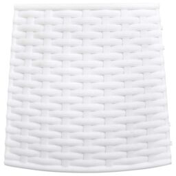 Berkfield Home Christmas Tree Skirt White √ò56x23 cm Plastic - Size: 56x23 cm - thumbnail 5