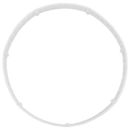 Berkfield Home Christmas Tree Skirt White √ò56x23 cm Plastic - Size: 56x23 cm - thumbnail 6
