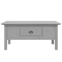 Berkfield Home Beautiful Coffee Table BODO Grey 100x55x45 cm Solid Wood Pine - Size: 100 x 55 x 45 cm