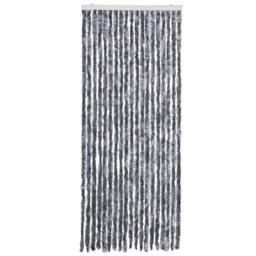 Berkfield Home Insect Curtain Silver 56x185 cm Chenille - thumbnail 3