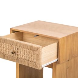 Nordlys Bedside Table Night Stand Scandinavian Wooden in Brown - thumbnail 6