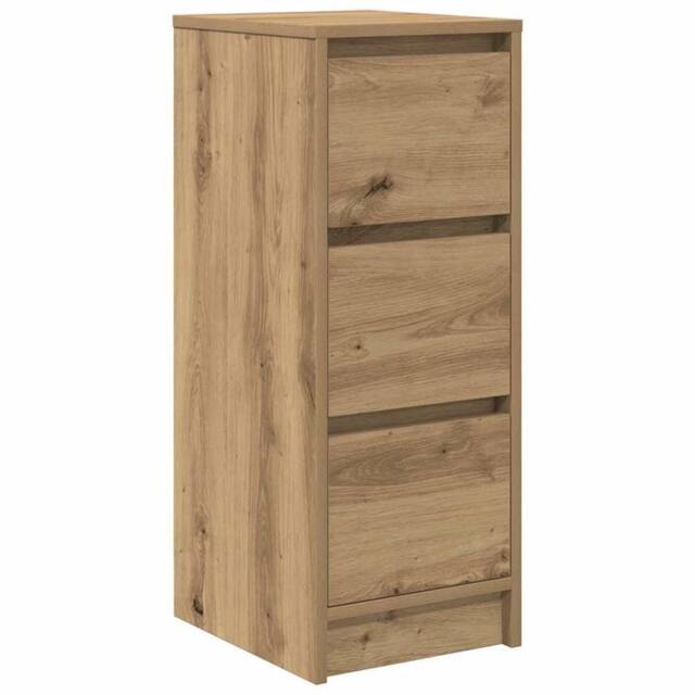 Berkfield Home Sideboard Artisan Oak 29.5x34x76 cm Engineered Wood in Brown - image 1