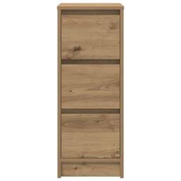 Berkfield Home Sideboard Artisan Oak 29.5x34x76 cm Engineered Wood in Brown - thumbnail 6