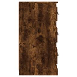 Berkfield Home Sideboards 2 pcs Smoked Oak Engineered Wood in Brown - thumbnail 5