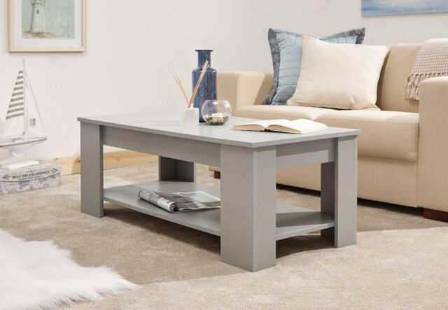 GFW Lift Up Coffee Table in Grey - image 1