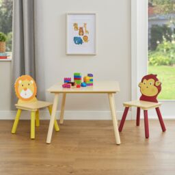 Liberty House Toys Jungle Table & Chair Set in Brown - thumbnail 3