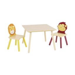 Liberty House Toys Jungle Table & Chair Set in Brown - thumbnail 4
