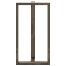 Berkfield Home Bar Table Legs T-Shaped¬†2 pcs Natural Steel 60x35x(110-111) cm Steel in Black - thumbnail 6