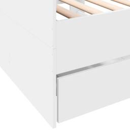 Berkfield Home Daybed with Drawers without Mattress White 90x200 cm - thumbnail 7
