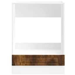 Berkfield Home Oven Cabinet¬†Porto Smoked Oak Engineered Wood in Brown - thumbnail 4
