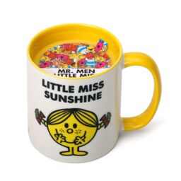 Mr. Men And Little Miss Little Miss Sunshine Coconut & Pineapple Scented Reusable Mug Candle in Yellow - Size: Medium - thumbnail 3