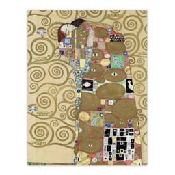 "Artery8 Fulfillment Lovers Embrace Painting Vintage Wall Art Print Klimt in Gold - Size: W12"" x H16""" - thumbnail 1