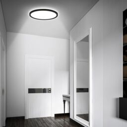 BRILONER LED Bathroom Ceiling Light with Motion Detector in Black - thumbnail 3