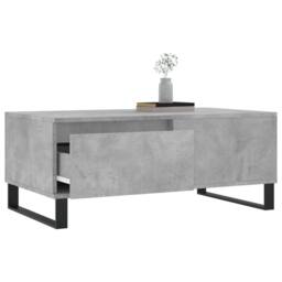 Berkfield Home Modern Coffee Table Concrete Grey 90x50x36.5 cm Engineered Wood