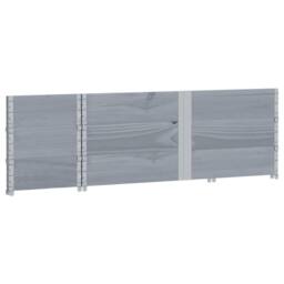 Berkfield Home Garden Planter Grey 150x50 cm Solid Wood Pine - thumbnail 6