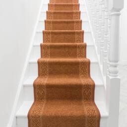 runrug Stair Runner Carpet - Durable, Non-Slip, 5.4mm - 'St Tropez' in Terracotta - Size: 80 cm x 690 cm - thumbnail 3