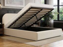 Flair Alba Ottoman Bed Cream Boucle - Size: Double - thumbnail 2