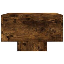 Berkfield Home Modern Coffee Table Smoked Oak 100x49.5x31 cm Engineered Wood in Brown - thumbnail 6