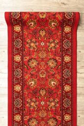 RugsX Anti-Slip Tradycja Runner in Red - Size: 67 cm x 110 cm - thumbnail 5