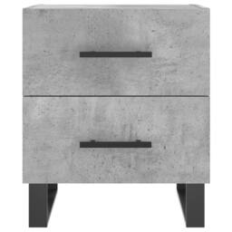 Berkfield Home Bedside Cabinets 2 pcs Concrete Grey 40x35x47.5 cm Engineered Wood - thumbnail 6