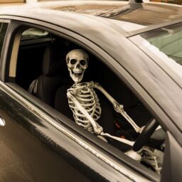 Shatchi Halloween Decoration Life Size Poseable Skeleton 165cm - Realistic Human Skeleton Prop with Movable Joints in White - thumbnail 8