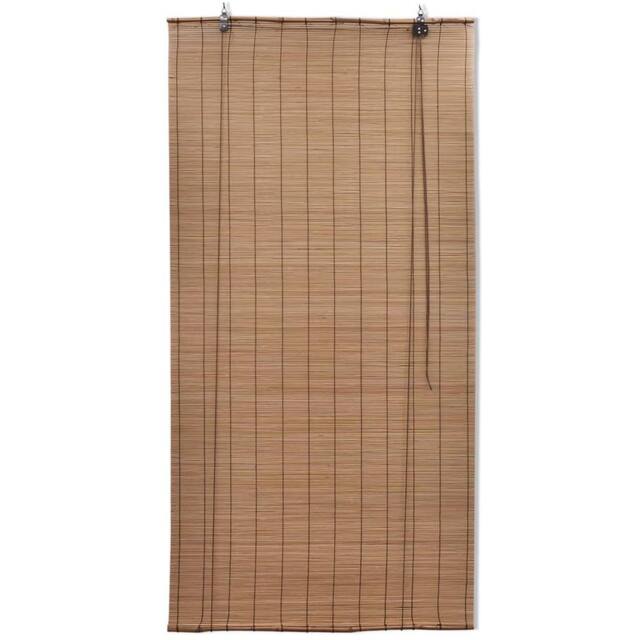 Berkfield Home Bamboo Roller Blinds 2 pcs 150 x 220 cm Brown - image 1