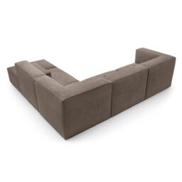 Abakus Direct Doris Large Reversible Corner Sofa with High-Density Foam Available in 6 Colours in Brown - thumbnail 5