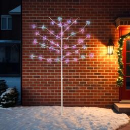 Marco Paul 6ft Pre-Lit Multicoloured Firework Twig Tree - thumbnail 8