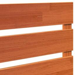 Berkfield Home Headboard Wax brown 200.5 x 3 x 80 cm Solid pine wood - thumbnail 7