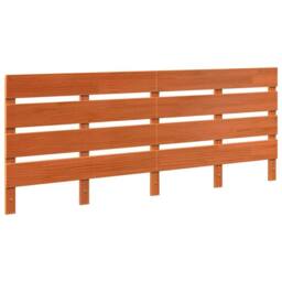 Berkfield Home Headboard Wax brown 200.5 x 3 x 80 cm Solid pine wood - thumbnail 1